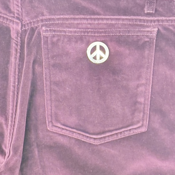 Vintage MOSCHINO Men’s Purple Velvet Jeans Size 34 - Picture 13 of 13